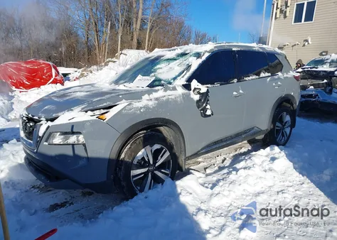 2021 Nissan Rogue Sl Intelligent Awd z USA, uszkodzony, nr VIN 5N1AT3CB5MC822027